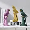 Декоративные предметы статуэтки скандинавской современной минималистской минималистской смолы Home Decor Creative Animal Figure Crafts Стол Стол гостиной 230817