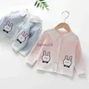 Pullover Spring New Kids Girls 'Clothes Baby Outfits Sticked Cardigan Sweaters Coats For Children Girls' Tyg 1: a Baby Födelsedagströjor X0818