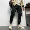 Men's Pants Men Winter Long Casual Pockets Warm Cotton Cargo Trousers Joggers Fashion OutfitsThick Outwear Safari Style