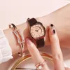 Wristwatches Women Fashion Casual Leather Strap Bracelet Watches Ladies White Romantic Black Cool Time Girl Pretty Love Clocks Teen Gift