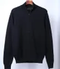 Herrtröjor 897504629 Herrens högkvalitativa män alligator dragkedja cardigan krage bomull tröja tröja jumper hombre pull homme stickad