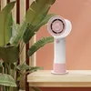 Decorative Figurines Portable Fan Desk Mini USB Rechargeable Mute Handheld Fans For Kids Adults Indoor Outdoor 3 Wind Speed Adjustable