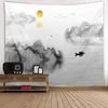 Tapisseries bon marché Style chinois tapisserie Art décoration murale jeter paysage bohème serviette de plage murale tissu de fond