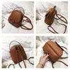 Duffel Bags Mini Soft Touch Multi-Function Small Backpack Fashion Women Leather