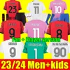 NYA 23 24 AC Milans Pulisic Koche Soccer Jerseys 2023 2024 Giroud de Ketelaere R. Leao Tonali Theo Fan Player Version Home Away Football Shirt 4th Men Kid Kit Uniforms