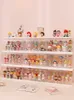 Boîtes de rangement Bacs en acrylique aveugle Boîte vitrine figurines Action Affichage Modèle Affichage Collectible Artcrafts Toy Doll Organizer 230817