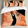Zestawy pościeli Zestaw hokeja na łóżko sypialni Bramkarz w stylu ręcznie narysowany z ochronną kołdrą na kołdrę i poduszki
