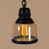 Pendents lampes vintage loft industriel américain country verre edison lampe cuisine dinning salon moderne home éclairage luminaire