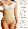 Waist Tummy Shaper Double Control Panties Shapewear Waist Cincher Women Butt Lifter Girdles Compression Underwear Strap Body Shapers Seamless Panty 230818