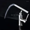 Bathroom Sink Faucets L16739 Luxury Deck Mounted 304 Stainless Steel Material Wash Basin Mixer