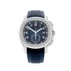 Élégant sport chronographe montres de bracelet PETA P 5968 Blue Dial Men's Designer Luxury Style Choser