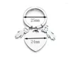 Keychains Stainless Steel Boy & Girl Keychain Blank For Engrave Metal Family Key Chain Mirror Polished Wholesale 10pcs