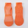 Giacche da corsa calzini a pavimento non slip divertenti silicone punti slip cotone trampolino calcio di calcio sport di calcio