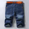 Heren shorts mannen denim sorteert 2023 zomerstijl tin sectie elastische kracht slank fit sorteer jeans mannelijk merk clotin zwart blauw