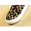 Sneakers Spring Kids Shoes Boys Girls Casual Shoes Fashion Leopard Print Comfortable Canvas Shoes Children Sneakers Slip On Loafers J230818