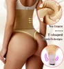 Waist Tummy Shaper Double Control Panties Shapewear Waist Cincher Women Butt Lifter Girdles Compression Underwear Strap Body Shapers Seamless Panty 230818