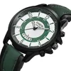 Armbanduhr 2023 XI Watch Men Green Sport Uhren Lederband Auto Date Quarz Montre Homme Reloj Hombre