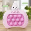 Décompression jouet mignon style lapin enfants adultes enfants de jeu de jeu de jeu de jeu relief stress fidgets jouet joyful clignac dimple buble presse puzzle jeu 230817