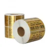 Andere decoratieve stickers borstelde gouden thermische overdracht labels blanco huisdier barcode lijm sticker waterdichte traanvrije oliedicht label 230818