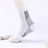 Chaussettes masculines hommes 5 pcs pieds ange ange anti-fatigue extérieurs hommes femmes compression compression manche respirable soutiend