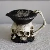 Dekorative Objekte Figuren kreativ drei Ghost Head-Top Candlestick Veranda Desktop Aufbewahrungsschale Halloween Themen Dekoration Hintergrund Requisiten 230817