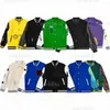 Mens Jacket Baseball Varsity Jacket L Vintage Bomber Puffer Jacket Letter Brodery Autumn and Winter Men Loose Causal Outwear Coats Graffitir Tee Pl U8DN#