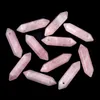Hole Natural Crystal Pillar Charms Black Onyx Opal Rose Quartz CHAKRA PENDANTI PER GIOIGLIE che producono orecchini da collana fai -da -te