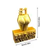 Oggetti decorativi Figurine Oscar Trophy Award Ornment Gold Gold Competition Craft Souvenir Party Celebration Regal Resina 230818