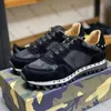 Designer Sneaker Men Shoes Camouflage Sneakers Stud Rockrunner Trainers Leather Mesh Shoe Outdoor Platform Trainer