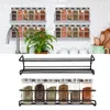 Food Storage Organization Sets Spice Rack Organizer For Cabinet Door Adhesive No Drill Needed Hanging Option Wall Mount 230817