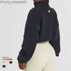 レディースジャケットヨガウェアジャケットを定義するパーカースウェットシャツルルレメンズ女性デザイナージャケットコートフィットネスフーディススキューバ