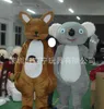 Känguru och koala maskot kostym tecknad karaktär kostym reklam kostym party kostym djur karneval