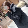 Designer Women Down Jackets Coat Winter Long Parka White Duck Windschepen Dames Parkas Jas Kraag Winter Puffer Real Wolf Fur Coat Arctic Hood Trim Doudoune Manteau