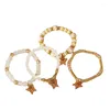 Strand Women Luxury Gold Silver Color Bangle Gift Bangles For Fashion Butterfly Pensants Bracelet