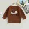 Pullover baby maglioni caldi autunno inverno ragazzi ragazzi ragazze a manica lunga a maglia maglione ricamo ricamo per maglione neonato per jumper abiti da jumper x0818