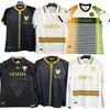 21 22 23 24 Venezia Voetbalshirts gouden trui ARAMU FORTE Venetië 2023 2024 BUSIO Voetbalshirts thuis weg 3e Adukt Kindertenue Uniformen mooie jersey