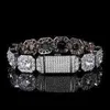 Hip Hop Jewelry White d Color Vvs Moissanite 925 Silver Bracelet Personalized Men's Bracelet Wholesale
