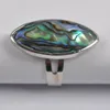 Anelli a cluster Zelanda Abalone Shell Ring Biielli per donna Regalo X064