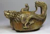 Obiekty dekoracyjne figurki Velho de Cobre Handwork Dragon Tea Pot 230817