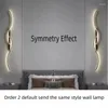 Vägglampa led sängkonce för vardagsrum sovrum trapp modern konst interiör ljus ljus fixtur nattlampor heminredning