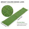 Table Runner Artificial Grass table runner 35.5x120cm green artificial table decoration wedding Birthday baby shower banquet DIY decoration 230817