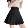 Spódnice damskie spodenki spódnicy wysokiej talii student A-line czarna moda dla kobiet ubrania taniec mini dziewczyny
