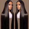 Перуанская кость прямой парики волос с человеческими волосами 220%Плотность 360 Прозрачный кружевный парик для женщин для женщин с передним париком для волос