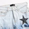 Мужские фиолетовые джинсы дизайнерские джинсы джинсы Men Men Jeans Модные и роскошные письма печатные издания уличные туристические каникулы разорванные джинсы мужская одежда S3