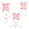 Boinas de inverno Baby Knit Beanie com Pom de malha duplo Capinhas sólidas Chapé