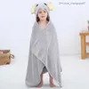 Pajamas Children's Poncho Toule Animal Carton de salle de bain pour enfants Coton Unicorne Robe bébé fille Pyjamas Salle Salle de bain Costume Z230818