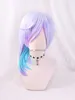 Synthetic Wigs Paradox Live BAE Yatonokami Kanata Cosplay Wigs Purple Blue Gradient Man daily wigs Heat Resistant Synthetic Halloween Free Wi HKD230818