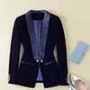 Blazer Blazer EST di alta qualità EST Designer Blazer Blazer Long Velvet Giacca usura esterna 230817