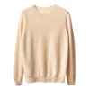 Women's Sweaters Autumn 100 Wool Sweater Female Low Crewneck Loose Knitwear Anti-pilling Pullover Long Sleeve For Women 2023