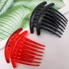 2PCS 7 Teeth Material Plastic Hair Comb Headdress Comb with Teeth Insert Comb Lady Hair Accessories